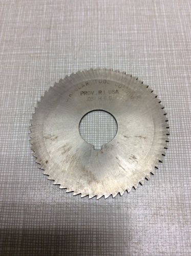 Circular Tool Co. Cutting Screw Slotting Saw HSS 2-1/4&#034; D x .051&#034; W x 5/8&#034; hole