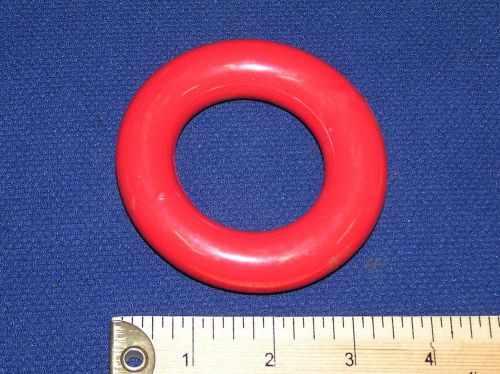 Red vinyl coated lead doughnut - 3.5&#034; o.d., flask support for sale