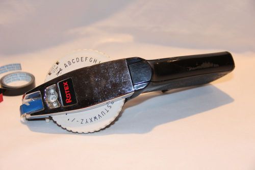 Vintage Rotex Embossing Label Maker