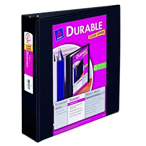 7 Pack Avery Durable View Binder with 2-Inch Slant Ring, Black, FREE FAST SHIP