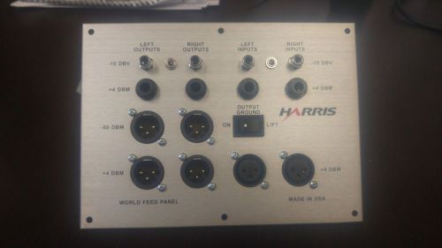 Harris world feed panel Henry Engineering broadcast interface