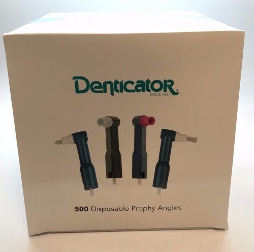 DENTICATOR DISPOSABLE PROPHY ANGLES ORIGINAL SOFT GREEN BX/500 #501350