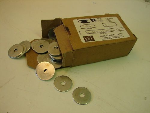 Sales systems limited 3/16&#034; x 1&#034; fender washer zinc plated (lot of 88) ***nib*** for sale
