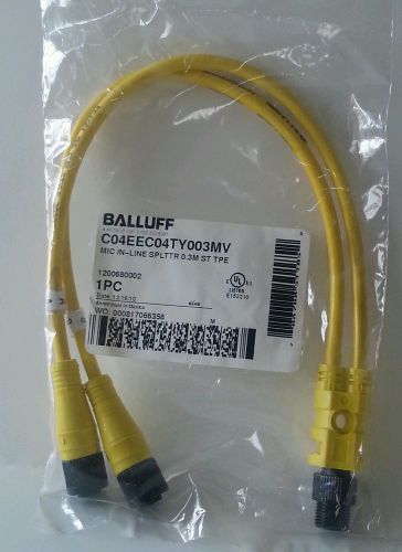 BALLUFF CONNECTOR SPLITTER MICRO .  C04EEC04TY003MV    NEW IN BAG