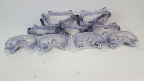 LOT OF (9) NEW OLD STOCK ! UVEX SAFETY GOGGLES Z87