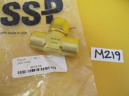 10 Micron 3014-10 Tee-Type Brass Filter 1/4-18 FNPT x 1/4-18 FNPT