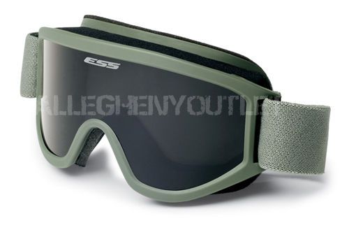 OAKLEY® ESS Land Ops Green Frame GOGGLES ATV MOTOCROSS MOTORCYCLE Dark Lens EXC