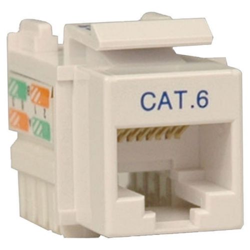 Tripp Lite N238-001-WH CAT-6/CAT-5E 110 Style Keystone Jack - White