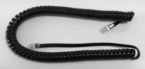 10-pack new 9 ft black handset cord avaya 1400 &amp; 1600 phone 1408 1416 1608 1616 for sale