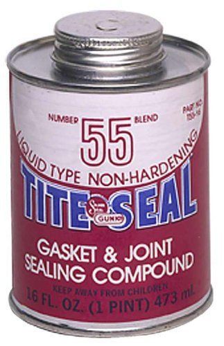 Tite Seal T5516 12PK No. 55 Gasket and Joint Sealing Compound  16 oz. Case of 12