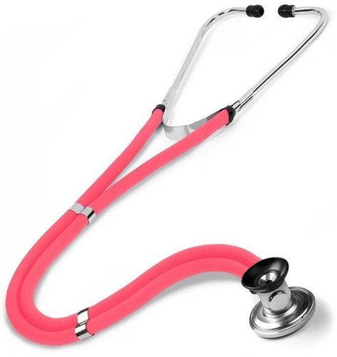 Stethoscope Sprague Rappaport Passion Pink  Dual Tube 122 Prestige Medical 30&#034;