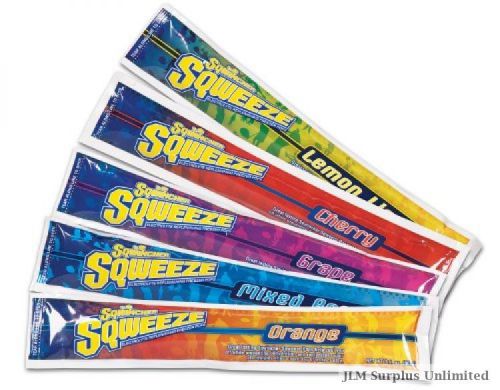 Assorted Sqweeze Electrolyte Freezer Assorted Bags Body Replacement Heat Pops