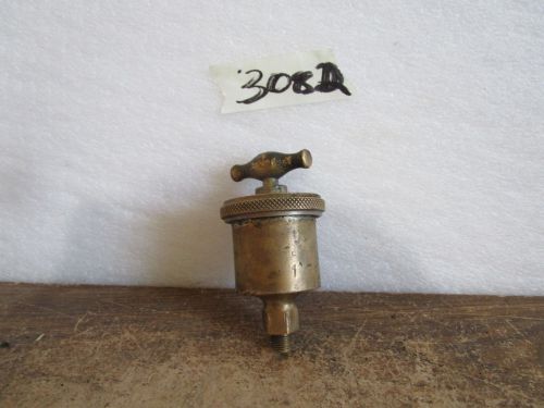 Vintaage stationary engine brass insert for grease cap gas steam tractor engine for sale