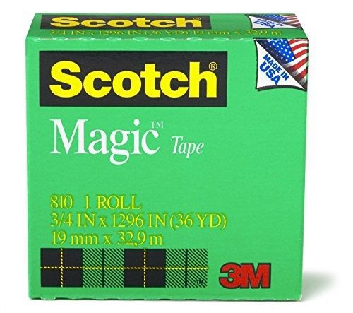 Scotch Magic Tape, 3/4 x 1296 Inches, Boxed - 2 Rolls