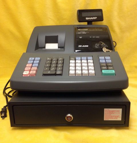 Sharp XE-A206 Electronic Cash Register