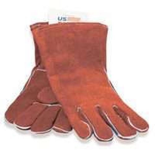 NEW US FORGE 00401 DELUXE LEATHER RED LINED WELDING GLOVES NEW SALE 7331325