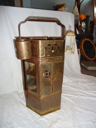 Antique brass vendor cart,vending noodle stand lantern,asia / india,steampunk for sale