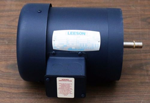 1/2HP AC Motor 1725/1425RPM 208-230/460V  3Phase  0.5HP NEW Leeson C6T17FC10D