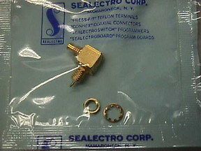 2 Sealectro SMC Bulkhead R/A Female To Solder Cup Hex