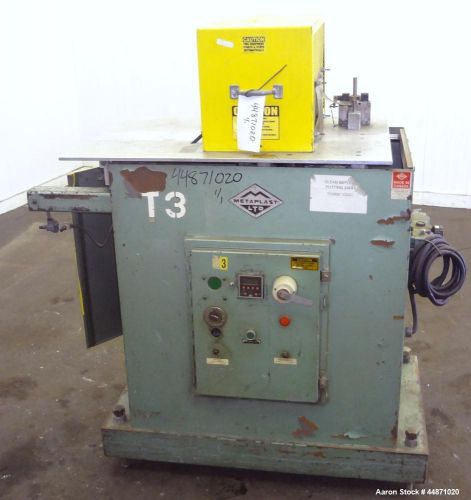Used- Metaplast Traveling Cut Off Saw, Model MST-4.  Approximately 12&#034; diameter