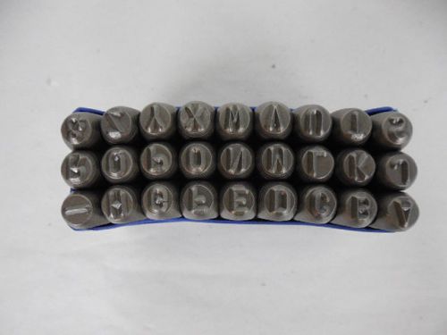 1/4&#034; Steel Stamp Set  27 Piece  A - Z  &amp;  made in India