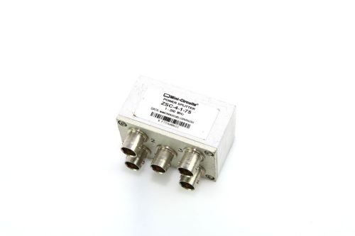 Mini-Circuits 4-Way 1-200 MHz Power Splitter/Combiner ZSC-4-1-75
