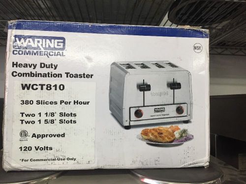 Waring (WCT-810) 4-Slice Heavy Duty Combination Toaster, 120V - WCT810