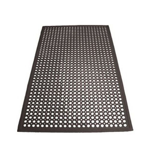 Winco RBM-35K, 3x5x0.5-Inch Anti-Fatigue Beveled Floor Mat, Black
