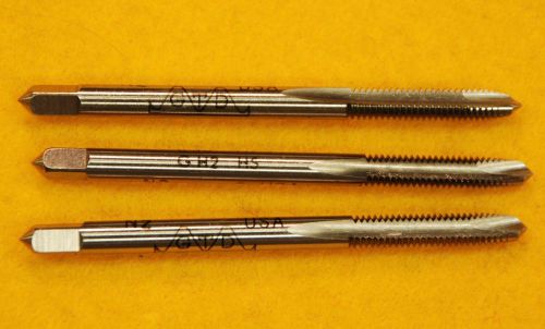 3 GREENFIELD 6-40 NF GH2 HIGH SPEED STEEL SPIRAL POINT PLUG TAP MADE IN USA!!