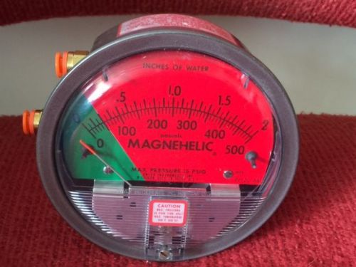 Dwyer Instrumments, Magnehelic Differential Pressure Gauge - 0 - 2.0&#034; H2O