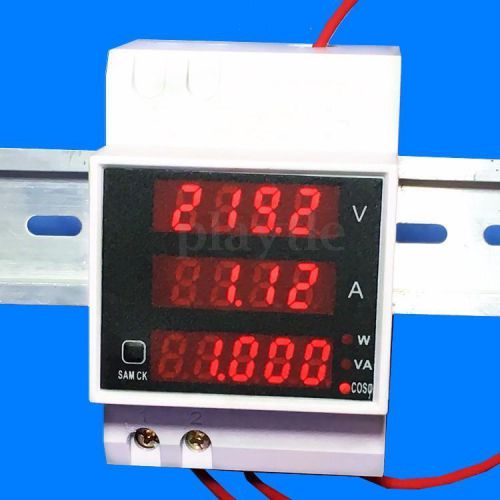 D52-2048 AC80-300V Multi-Functional Digital-Display Meter Voltmeter Ammeter HOT