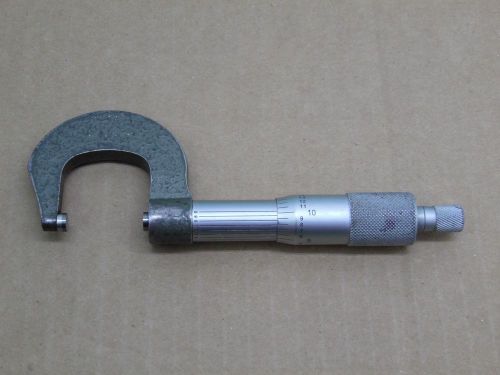 Vintage Micrometer 0 1 Mitutoyo No. 103 260 Japan .0001 Machinist Tool Inch Dial