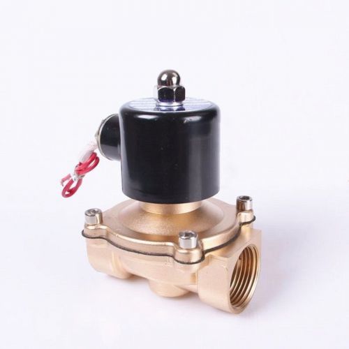 1.5&#034; 2W-40 AC220V Gas Water Brass Solenoid Valve Normally Closed
