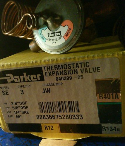 Parker Thermostatic Expansion Valve Model SE 5 1/2-7 1/2 Ton R407C  040206-46
