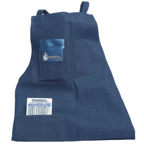 TTC SLP-3 Heavy Duty Shop Apron - Style: 3 Pockets, Color: Navy blue