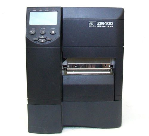 Zebra Z4M Plus ZM400-2001-0100T Thermal Label Printer -TESTED-