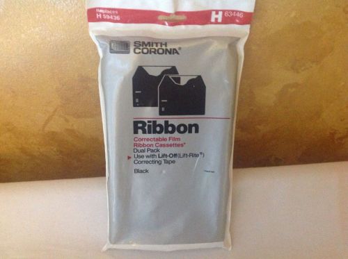 Smith Corona Correctable Film Ribbon Cassettes Dual Pack H63446