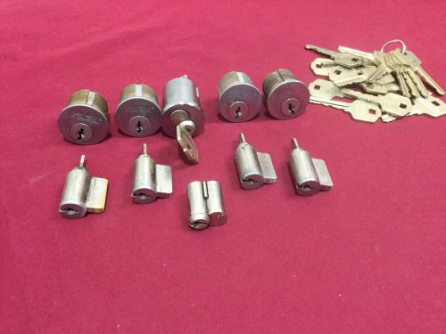 Kaba Peaks Assorted Cylinders w/ 1 working key, Set of 9 - Locksmith