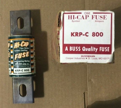 Bussmann KRP-C 800 Hi-Cap Fuse 800 amp LOT OF 2 New in Box