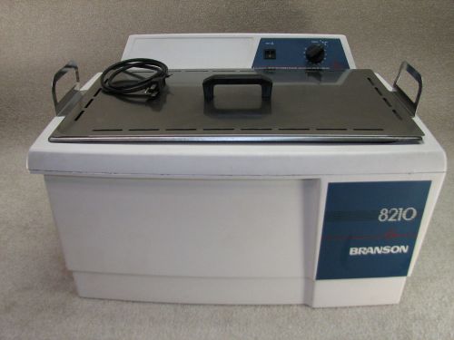 Branson bransonic 8210 laboratory ultrasonic cleaner water bath w/ heater option for sale