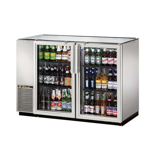 Back Bar Cooler Two-Section True Refrigeration TBB-24GAL-48G-S-LD (Each)