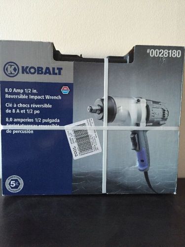 KOBALT 8.0 Amp 1/2 in. Reversible Impact Wrench - Brand New - Y17