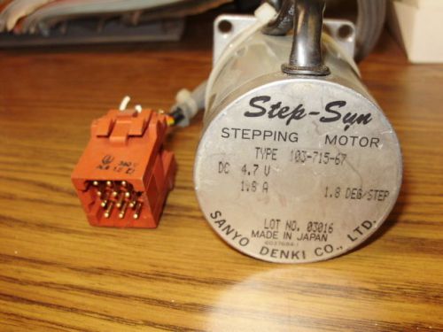 Sanyo Denki 103-715-67 Step-Syn Stepping Motor &amp; Drive Control