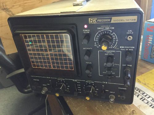 BK B&amp;K Precision 15MHz Dual Trace Oscilloscope Model 1472B