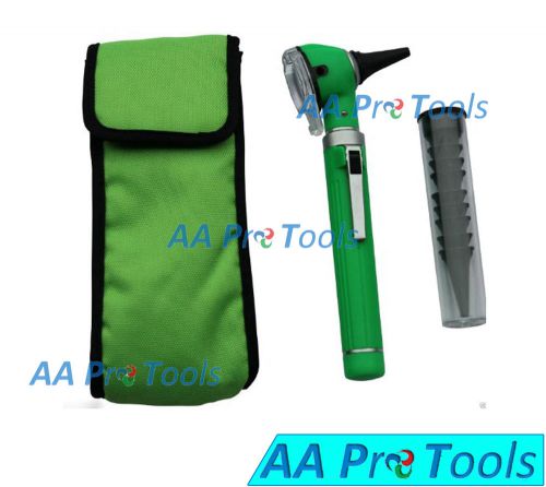 AA Pro: Fiber Optic Mini Otoscope Green (Diagnostic Set)