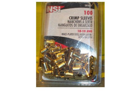 100-NSI Industries SB1810S  Easy-Twist  Crimp Sleeve Wire Connector, 18-10 AWG