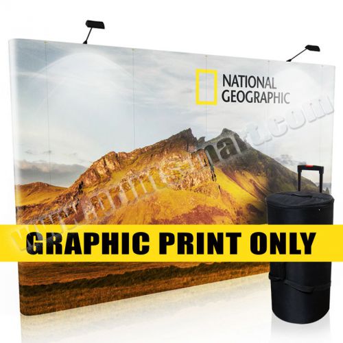 Replacement graphic 10&#039; trade show pop up display banner stand exhibits banner for sale