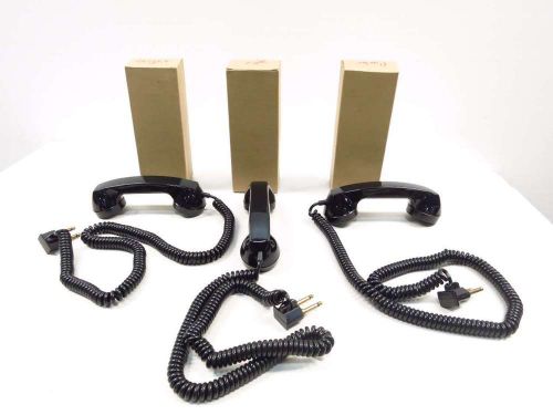 LOT 3 NEW 51513002 BLACK TELEPHONE RECEIVER D523983