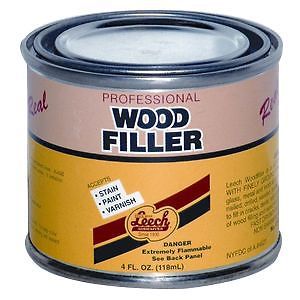 Wood filler,4 oz can for sale