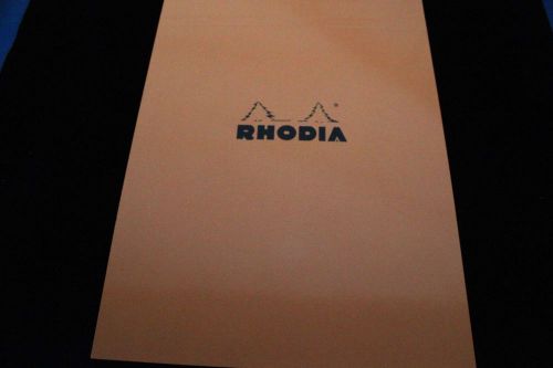 Rhodia Notebook 8 1/4 x 11 3/4 Graph Orange